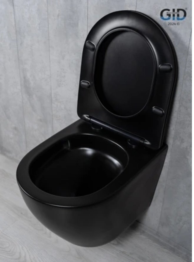 Унитаз GID-ceramic Tr2122TF-Bm черный