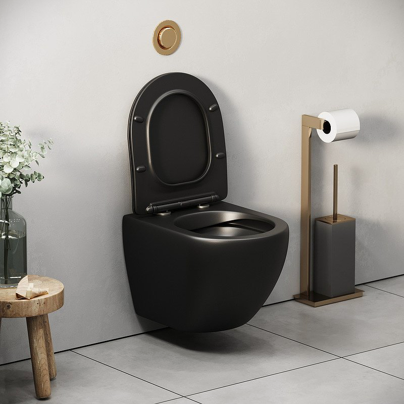 Унитаз Grossman 97.4455BMS.05.30M с инсталляцией черный купить,NaN