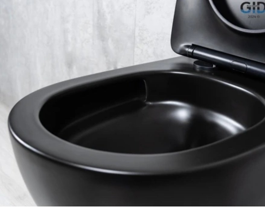 Унитаз GID-ceramic Tr2122TF-Bm черный