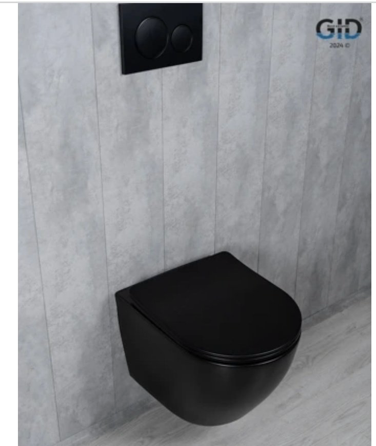 Унитаз GID-ceramic Tr2122TF-Bm черный купить,232631