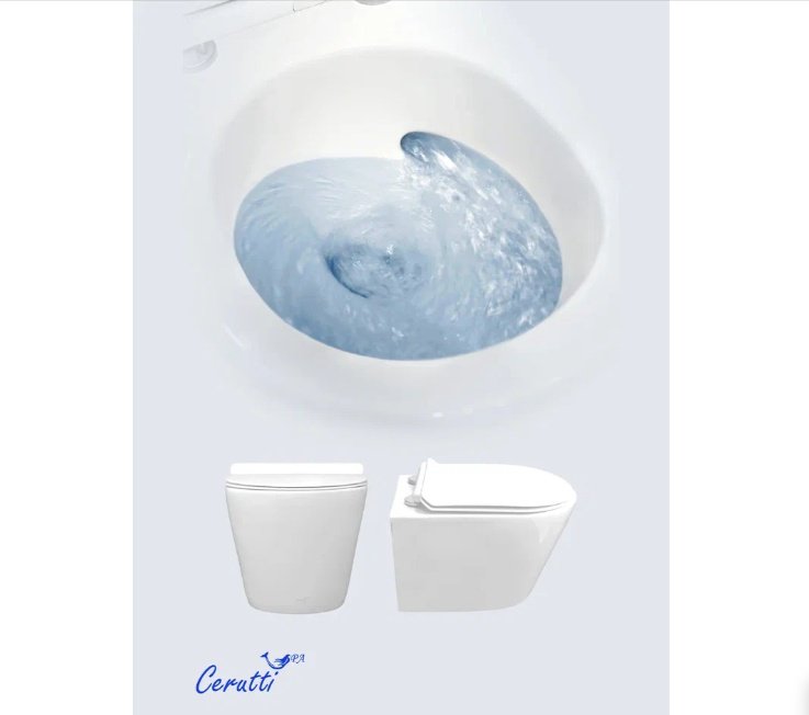 Унитаз Cerruti CT11101 белый купить,NaN