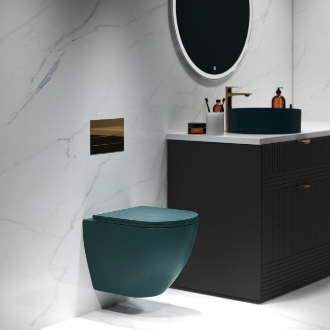Унитаз Grossman GR-4455OLMS Color зеленый купить,NaN