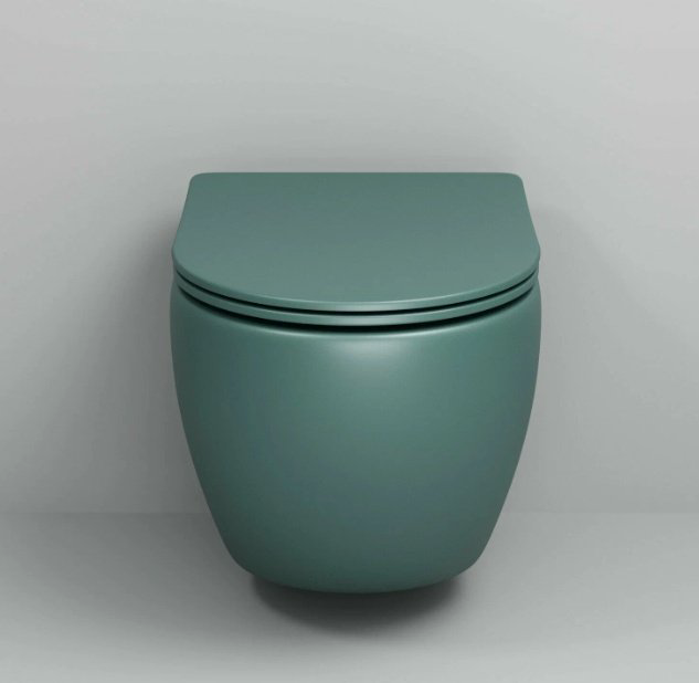 Унитаз Grossman GR-4455OLMS Color зеленый купить,NaN