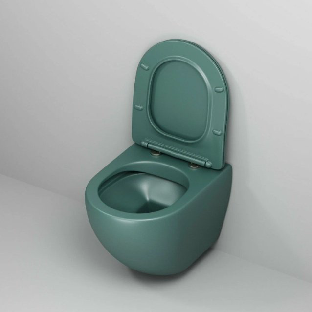 Унитаз Grossman GR-4455OLMS Color зеленый купить,NaN
