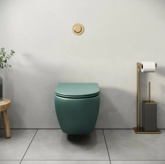 Унитаз Grossman GR-4455OLMS Color зеленый купить,NaN