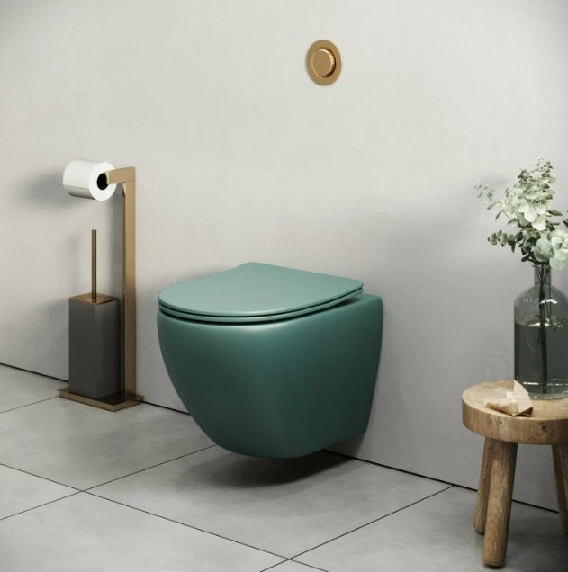 Унитаз Grossman GR-4455OLMS Color зеленый купить,NaN