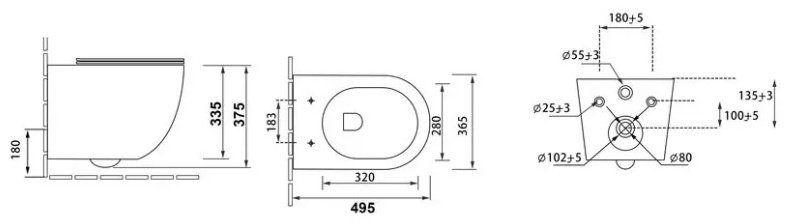 Grossman унитаз GR-4455PIMS, санфаянс купить,0