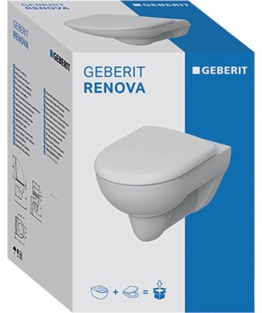 GEBERIT унитаз Renova T54 500.802.00.1, санфарфор купить,0