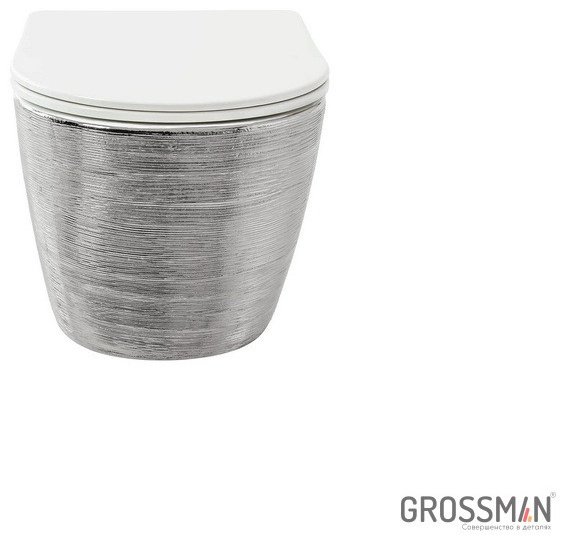 Унитаз Grossman GR-4455SWS серый купить,NaN