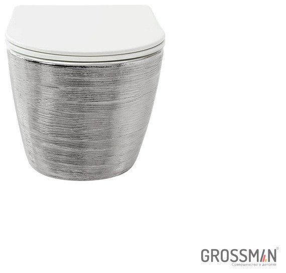 Унитаз Grossman GR-4455SWS серый купить,NaN
