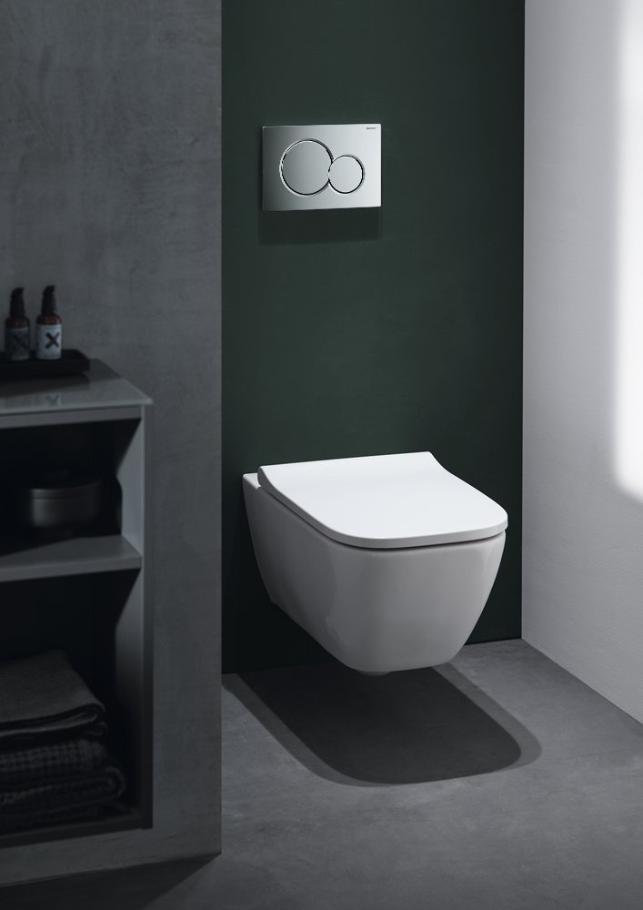 Унитаз Geberit 500.300.21.S с инсталляцией белый