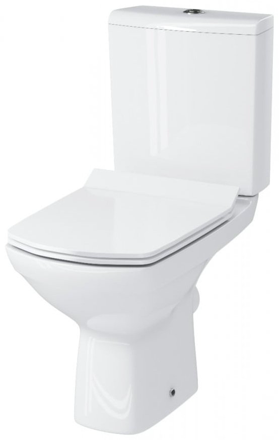 Унитаз Cersanit Carina Clean On 011 3/5 DPL EO slim белый