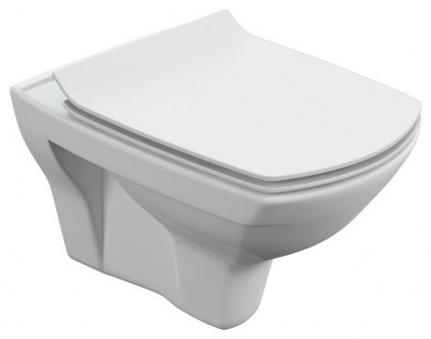 Унитаз Cersanit Carina Clean On DPL EO Slim белый