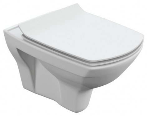 Унитаз Cersanit Carina Clean On DPL EO Slim белый