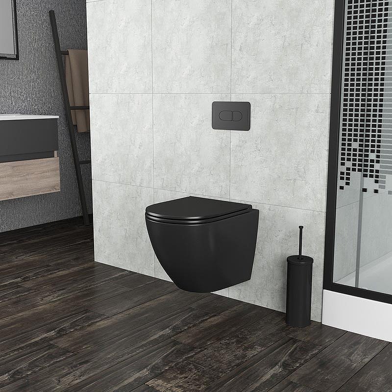 Унитаз Grossman 97.4455BMSQ.01.300 с инсталляцией черный купить,NaN