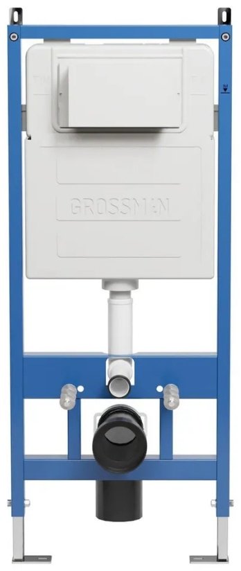 Унитаз Grossman GR-4440BMS с инсталляцией черный