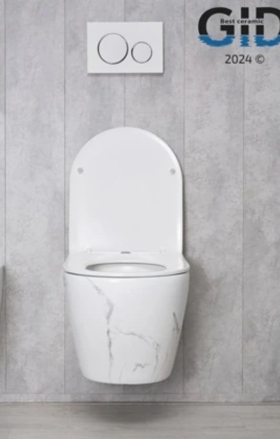Унитаз GID-ceramic Ws2198 белый