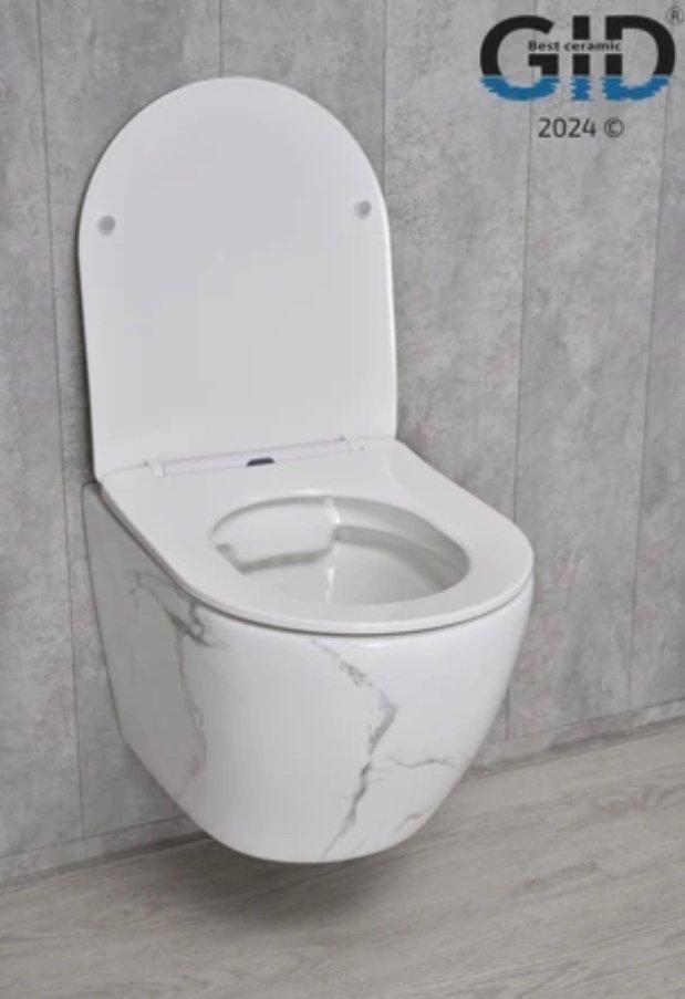 Унитаз GID-ceramic Ws2198 белый