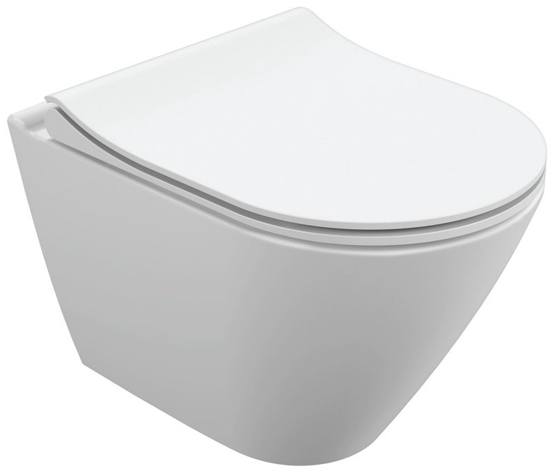 Унитаз Cersanit City Oval Clean ON DPL EO Slim белый купить,NaN