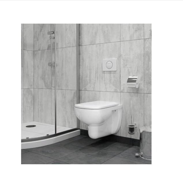 Унитаз Gesso Вега с инсталляцией белый