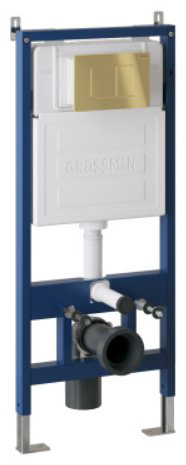 Унитаз Grossman 97.4477BMSQ.04.30M с инсталляцией черный купить,NaN