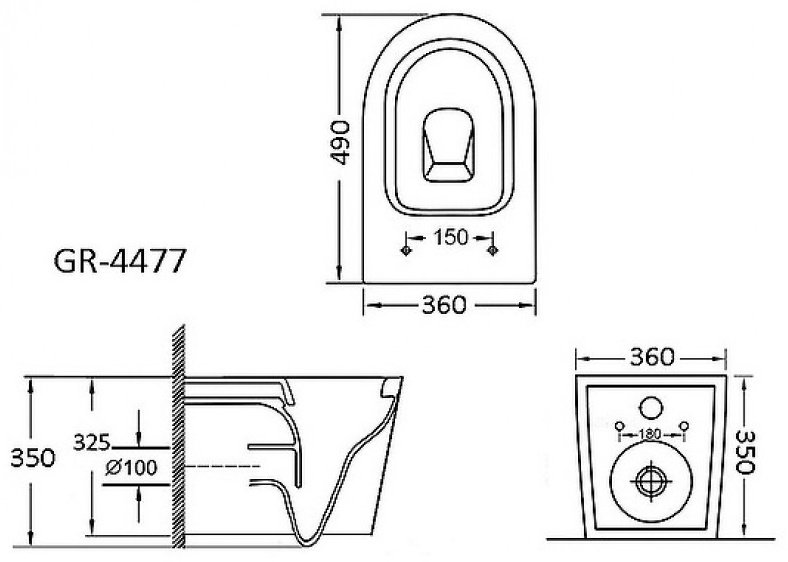 Grossman унитаз с инсталляцией 97.4477S.01.310, санфарфор купить,0