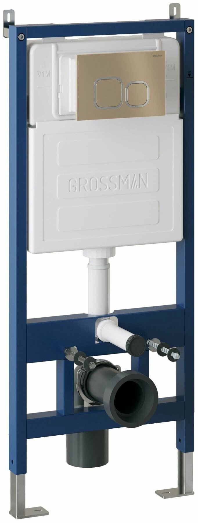 Унитаз Grossman GR-4441S с инсталляцией белый купить,NaN