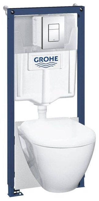 Унитаз Grohe 39468000 с инсталляцией белый купить,NaN