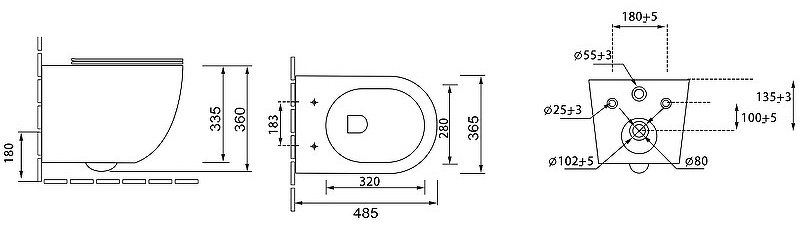 Grossman унитаз с инсталляцией 97.4455BMS.01.110, санфаянс - ForteMarket Grossman унитаз с инсталляцией 97.4455BMS.01.110, санфаянс купить,0