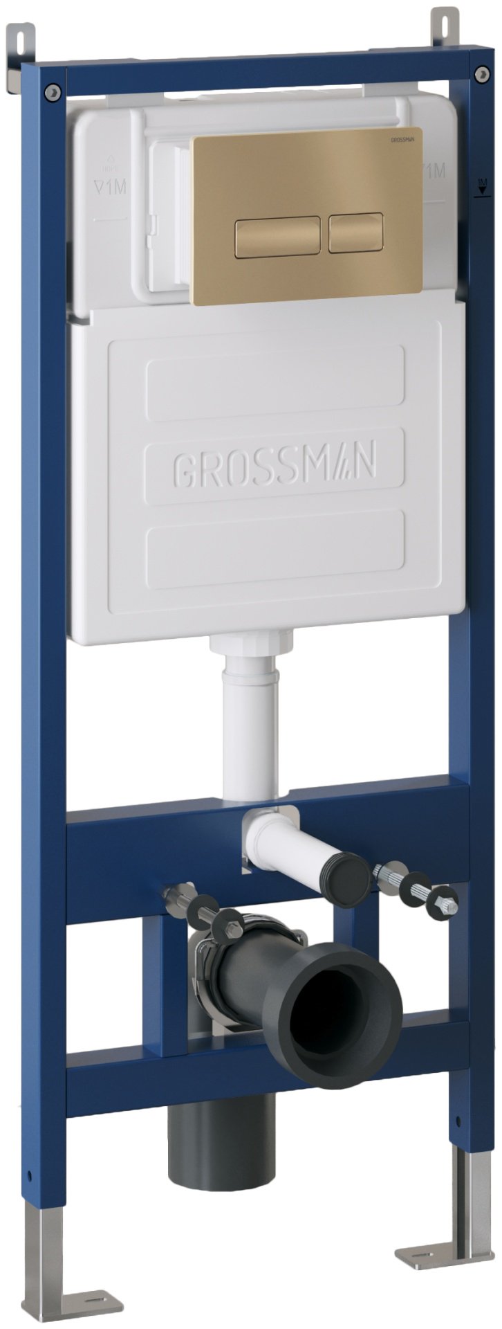 Grossman унитаз с инсталляцией GR-4455BMS, санфаянс купить,0