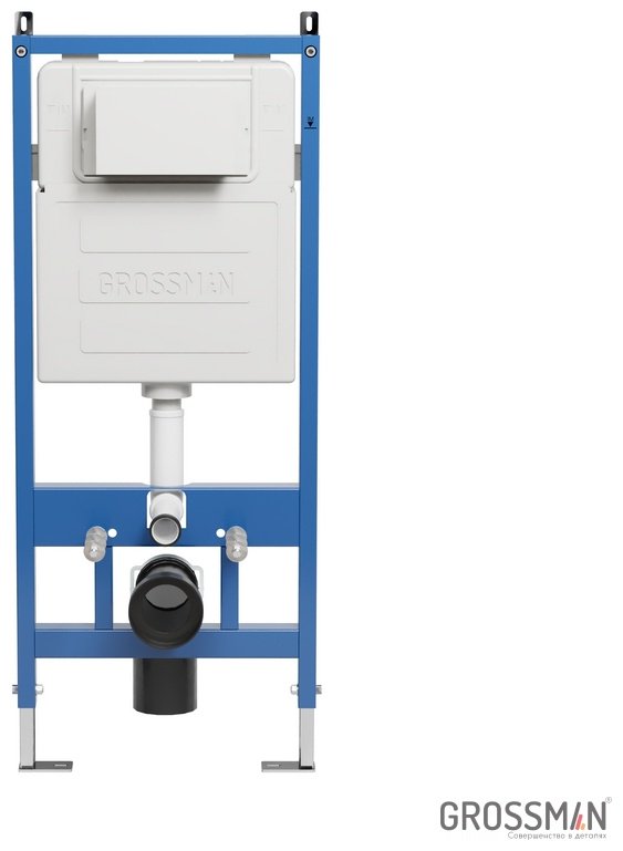 Унитаз Grossman R-4440BMS с инсталляцией черный купить,NaN