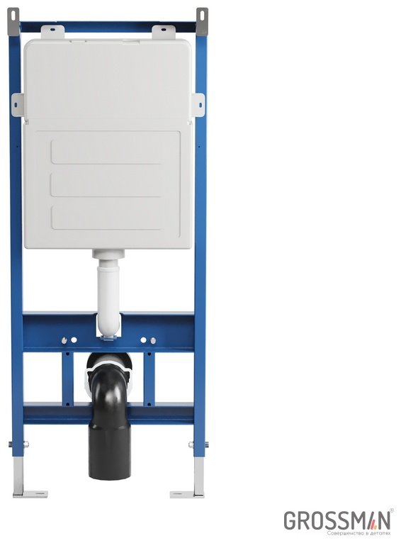 Унитаз Grossman R-4440BMS с инсталляцией черный купить,NaN