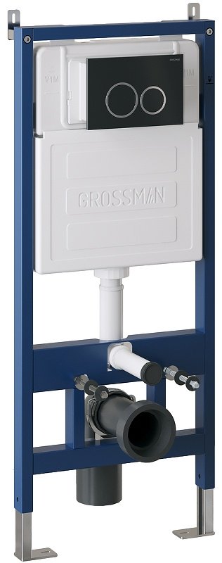 Grossman унитаз с инсталляцией 97.4455SQ.01.210, санфаянс купить,0