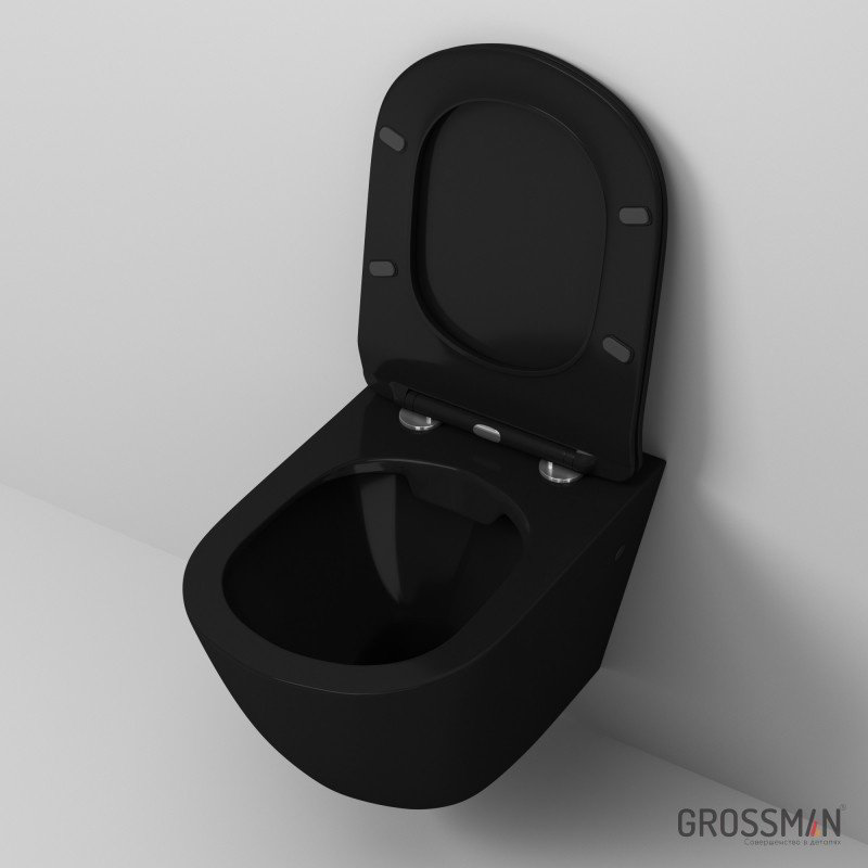 Унитаз Grossman GR-4411BS Color черный купить,61690