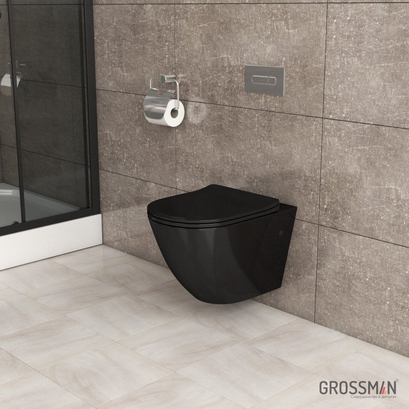 Унитаз Grossman GR-4411BS Color черный