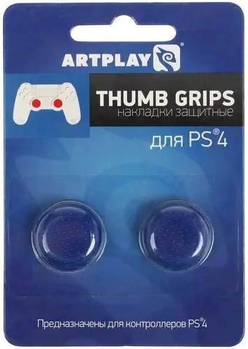 Накладки Artplays Thumb Grips для PS4 2 шт синие