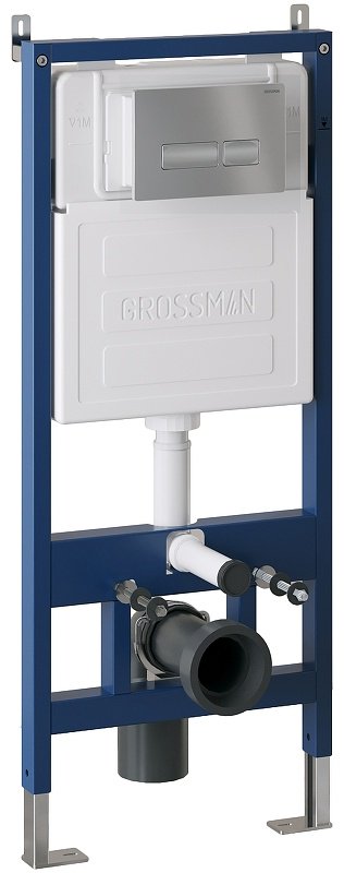 Унитаз Grossman GR-4455SQ с инсталляцией белый купить,NaN
