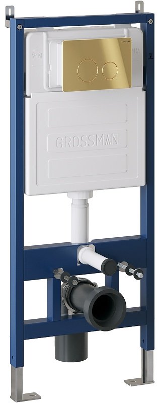 Grossman унитаз с инсталляцией 97.4497SQC.05.30M, санфаянс купить,0