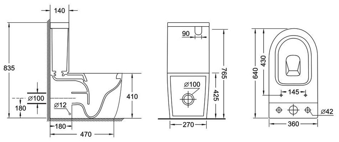 Grossman унитаз GR-4494BMSQ, санфаянс - ForteMarket Grossman унитаз GR-4494BMSQ, санфаянс купить,0