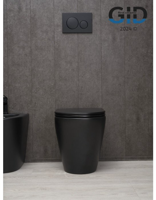 Унитаз GID-ceramic 62212Y TRS-263BM черный купить,239600