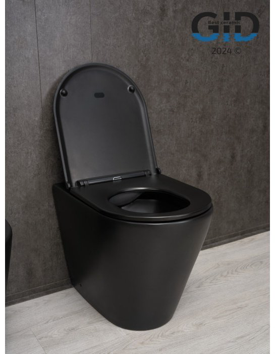 Унитаз GID-ceramic 62212Y TRS-263BM черный купить,239600