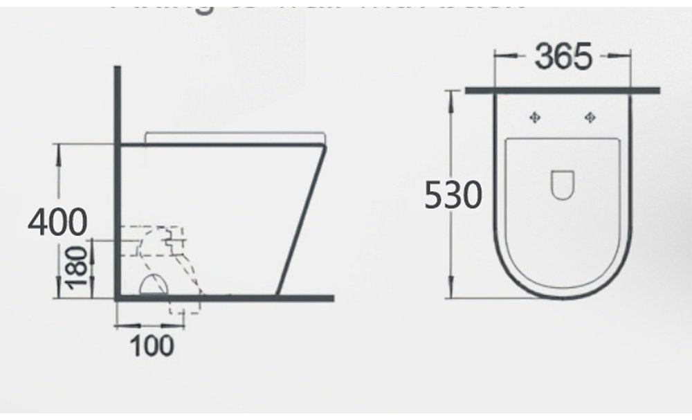 Унитаз GID-ceramic 62212Y TRS-263BM черный купить,239600