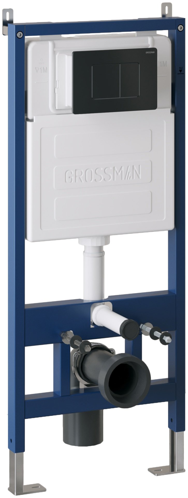Унитаз Grossman GR-4455SQ с инсталляцией белый купить,NaN