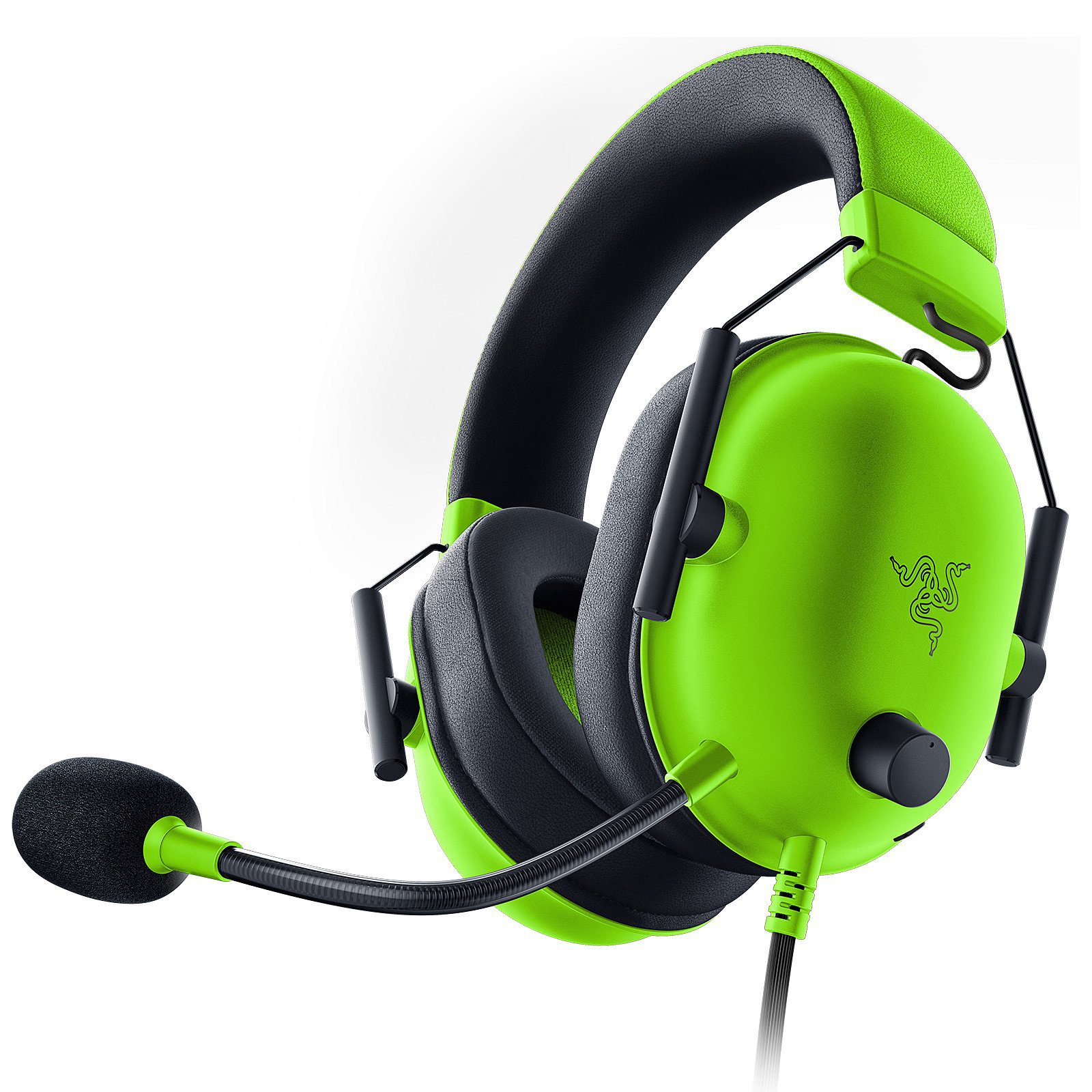 Наушники Razer Blackshark V2 X черно-зеленые купить,26990
