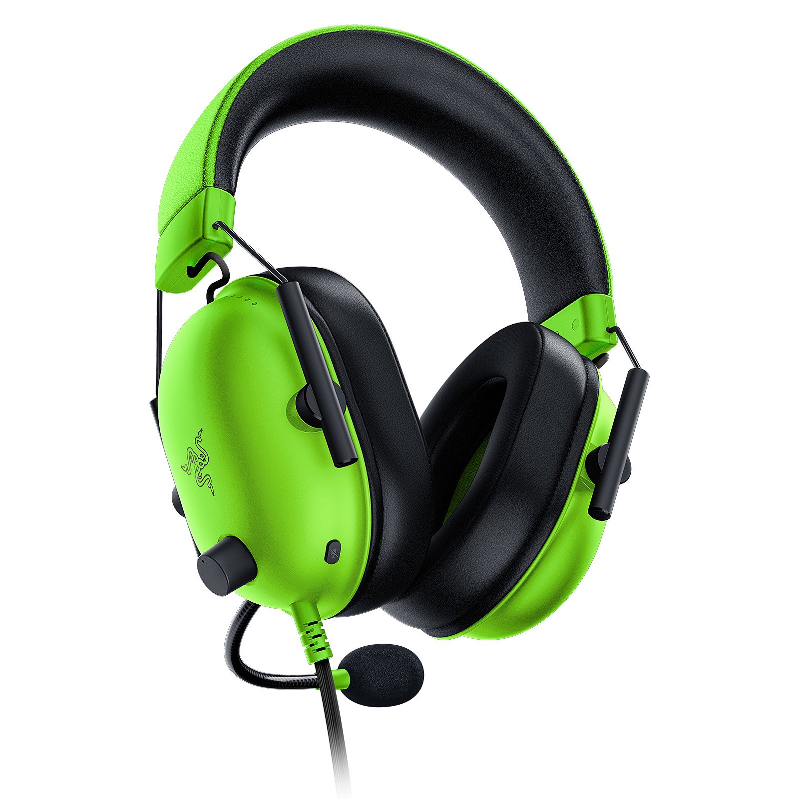 Наушники Razer Blackshark V2 X черно-зеленые