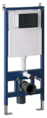 Унитаз Grossman 97.4477SQ.04.21M с инсталляцией белый купить,NaN