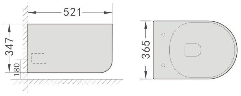 Grossman унитаз GR-5602S, санфаянс