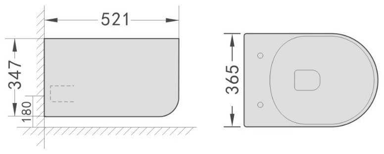 Унитаз Grossman GR-5602S белый купить,101191