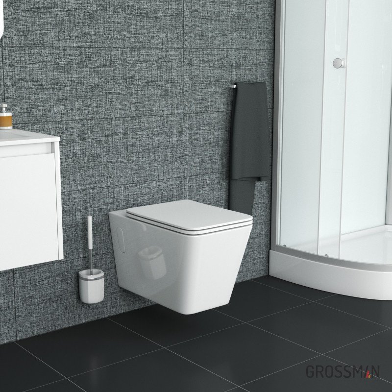 Унитаз Grossman GR-4414S с инсталляцией белый купить,NaN