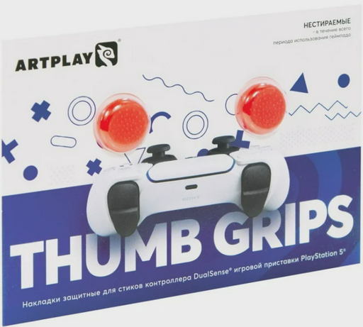Накладки Artplays Thumb Grips для Dualsense PS5 2 шт красные